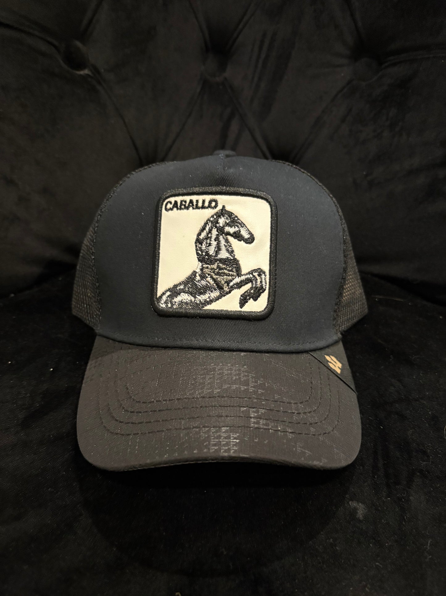 Black Horse Trucker Hat