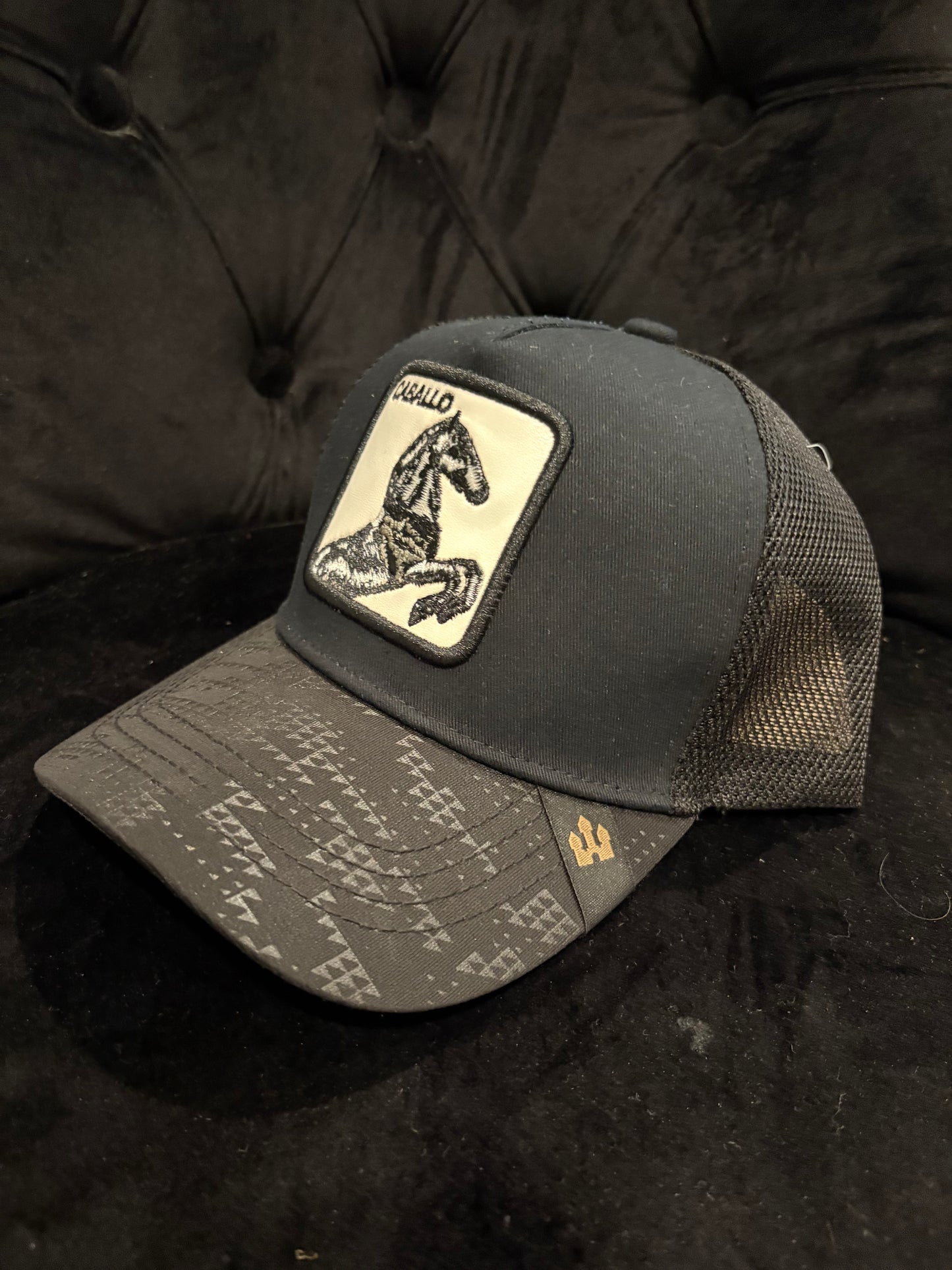 Black Horse Trucker Hat
