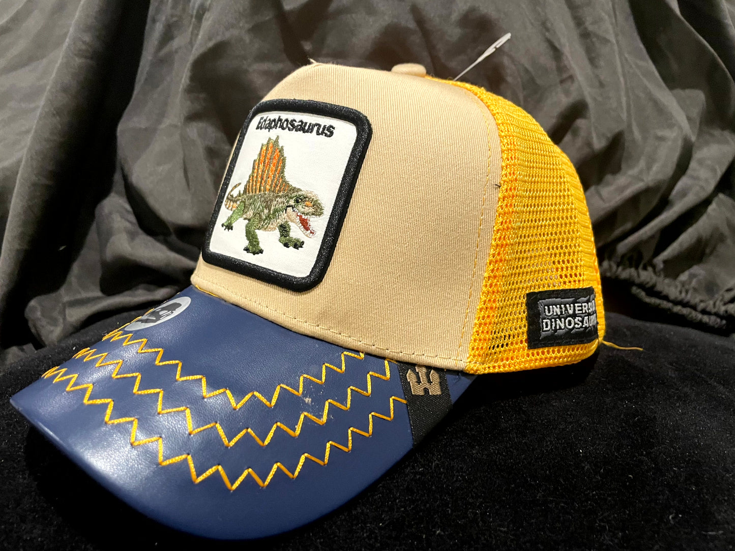 Yellow Dinosaur Trucker Hat
