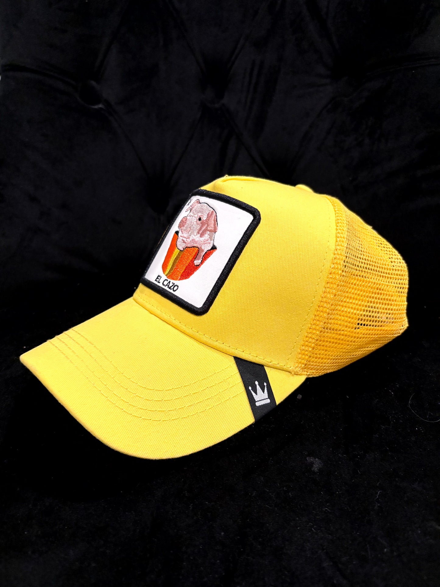Yellow Pig Trucker Hat
