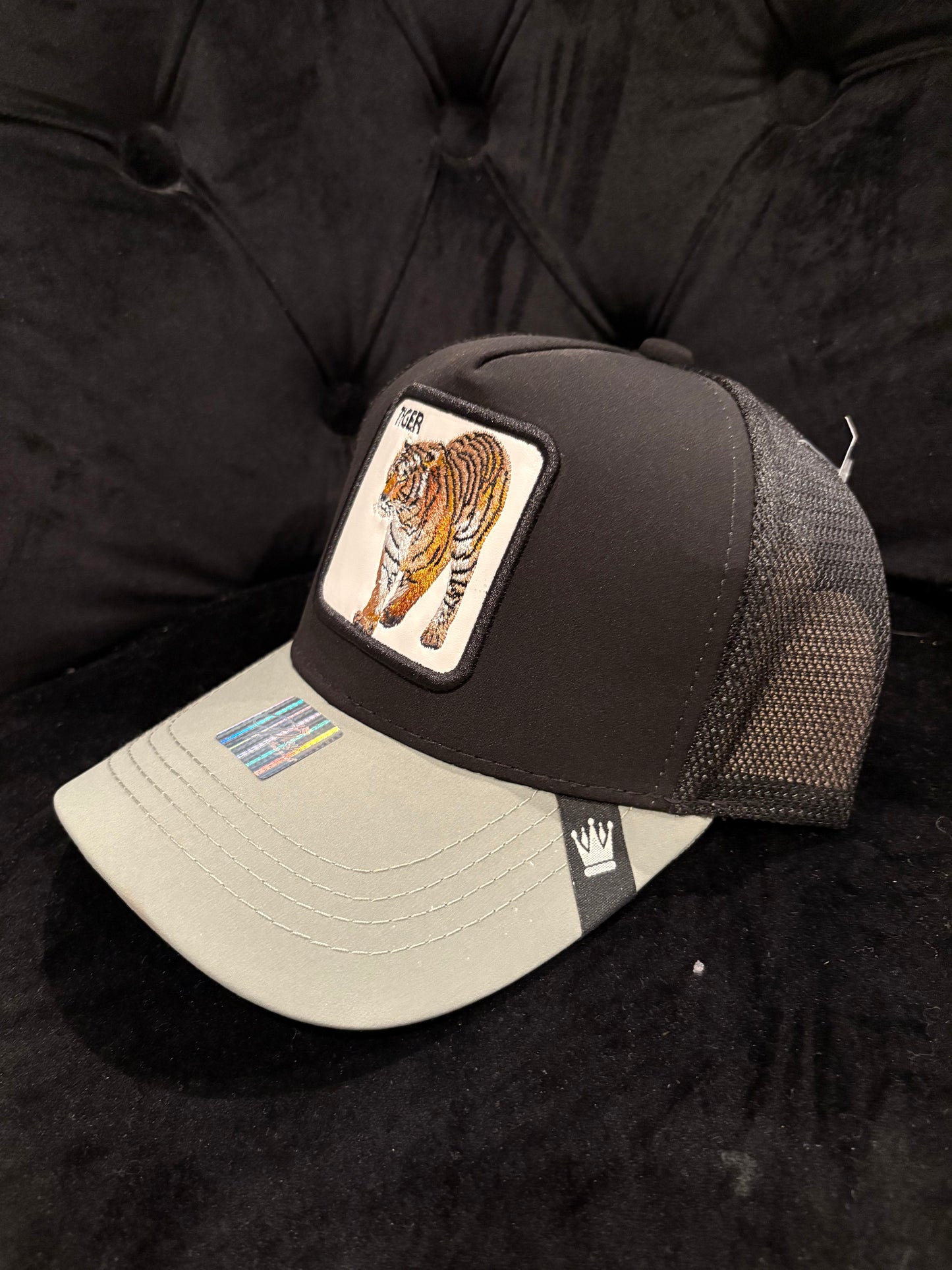 Black Tiger Trucker Hat