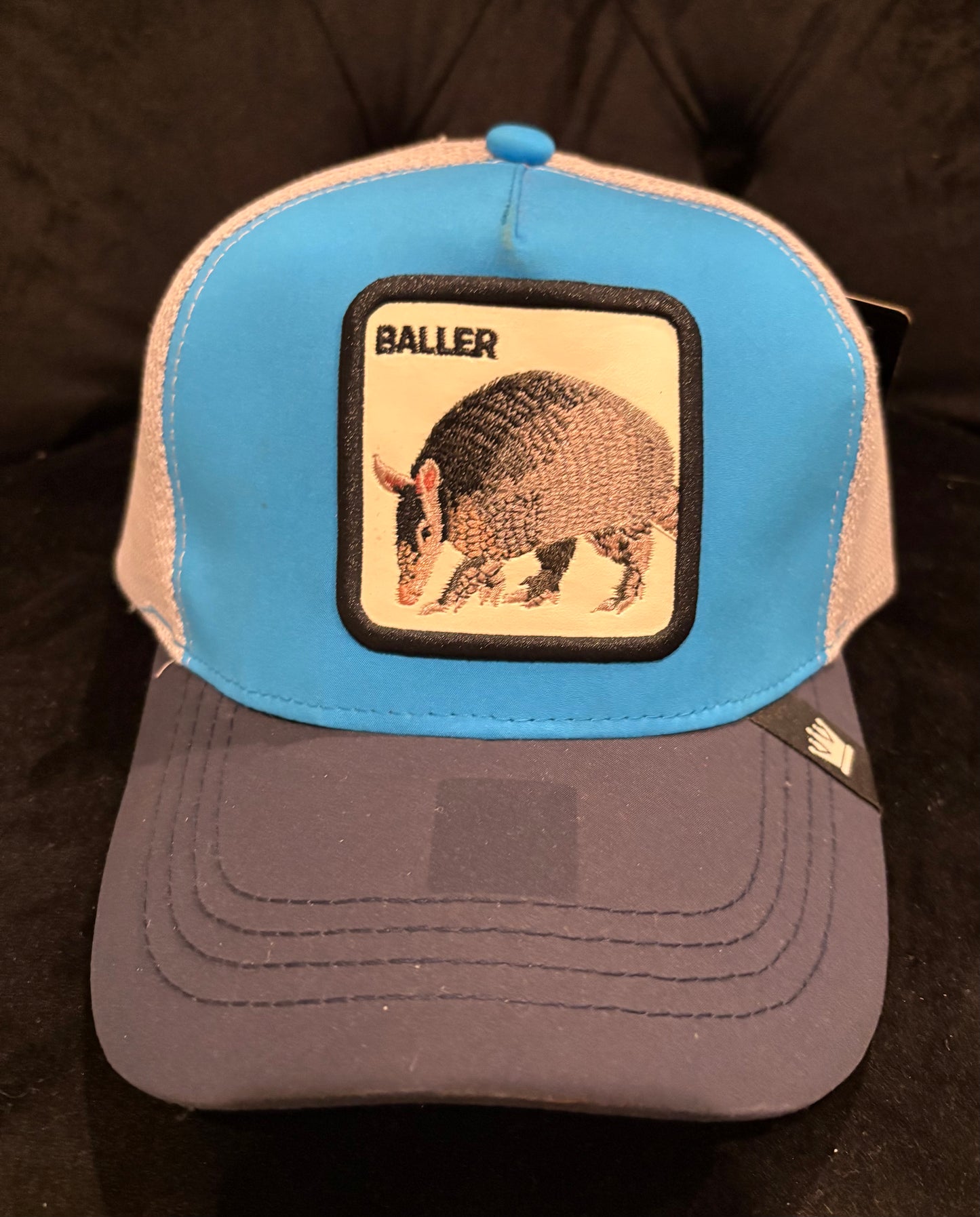 Blue Baller Armadillo Trucker Hat