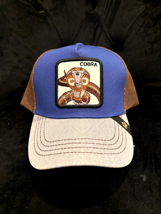 Blue Cobra Trucker Hat