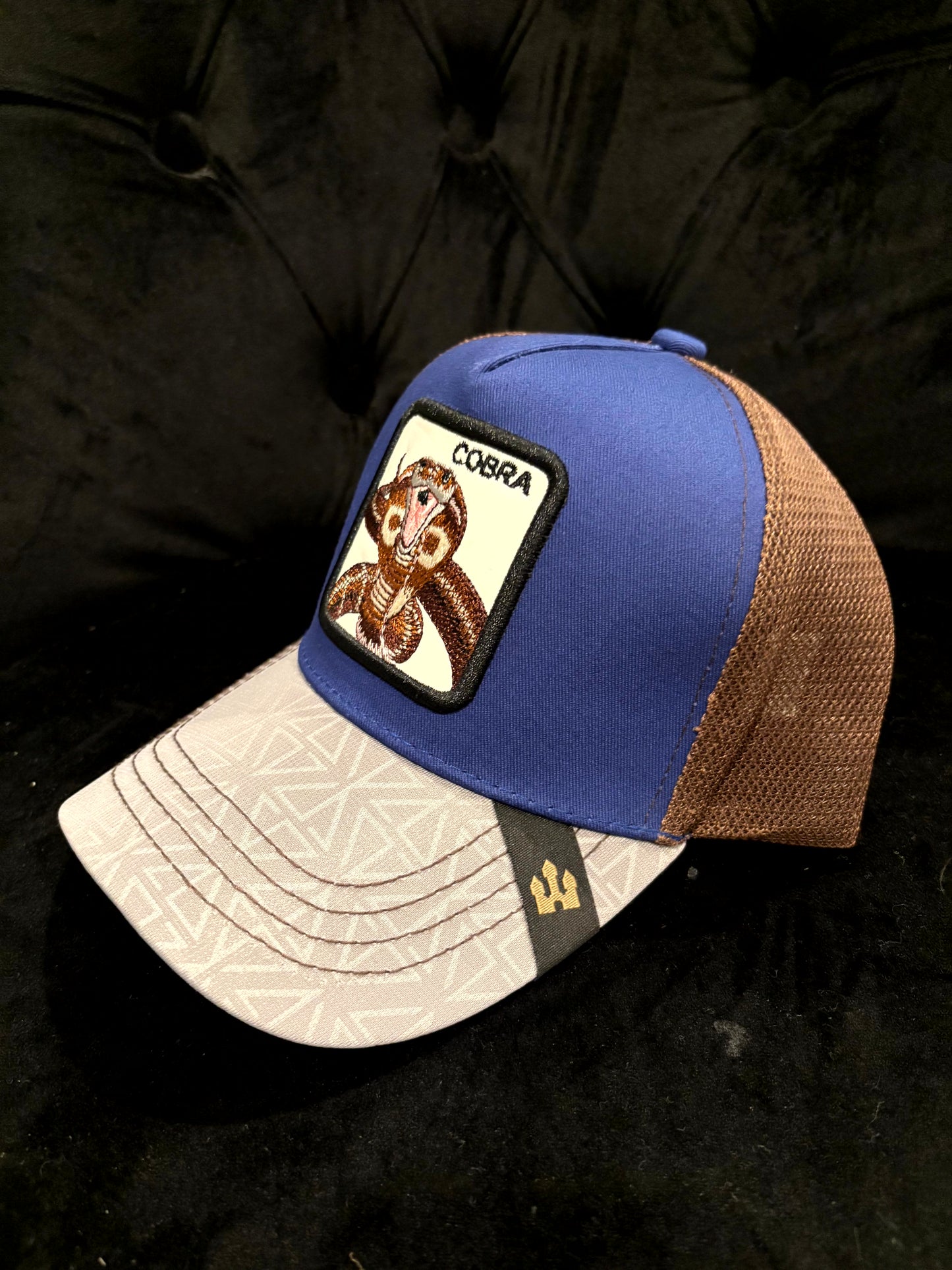 Blue Cobra Trucker Hat