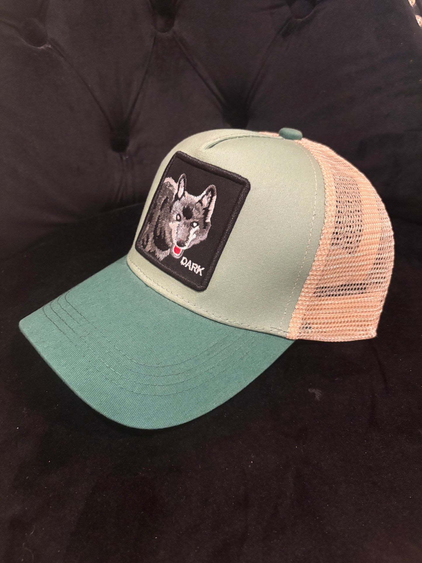 Fox Animal patch Trucker Hat - Light green